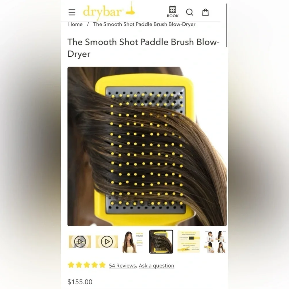 Drybar The Smooth Shot Paddle Brush Blow Dryer. - Picture 5 of 8